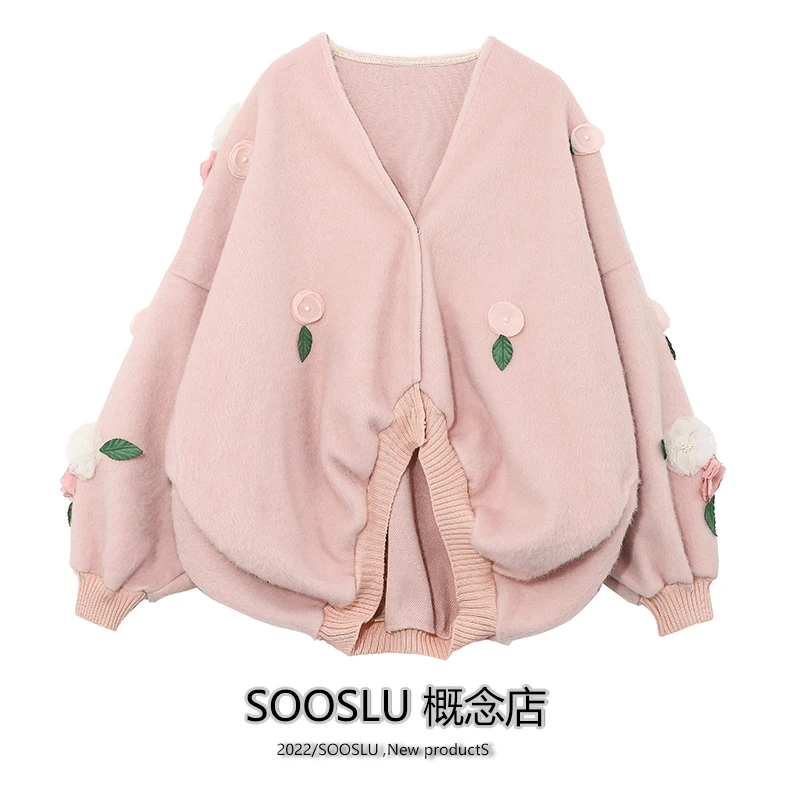 البلوزات لاعبا بالأزرار النسائية سترة للجنسين الكورية نمط العطاء متماسكة خيط معدني منتظم حفلة مسائية براقة لامعة #2