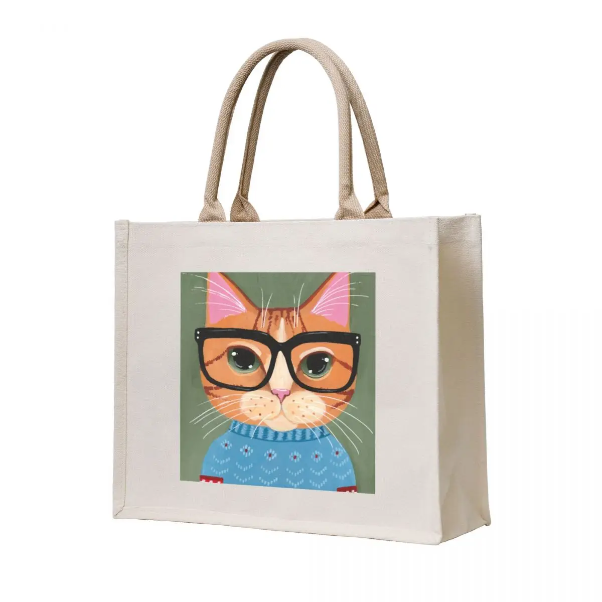 

Sammie's Ugly Christmas Sweater Tote Bag hand bag ladies custom fabric bag Lady university shopper