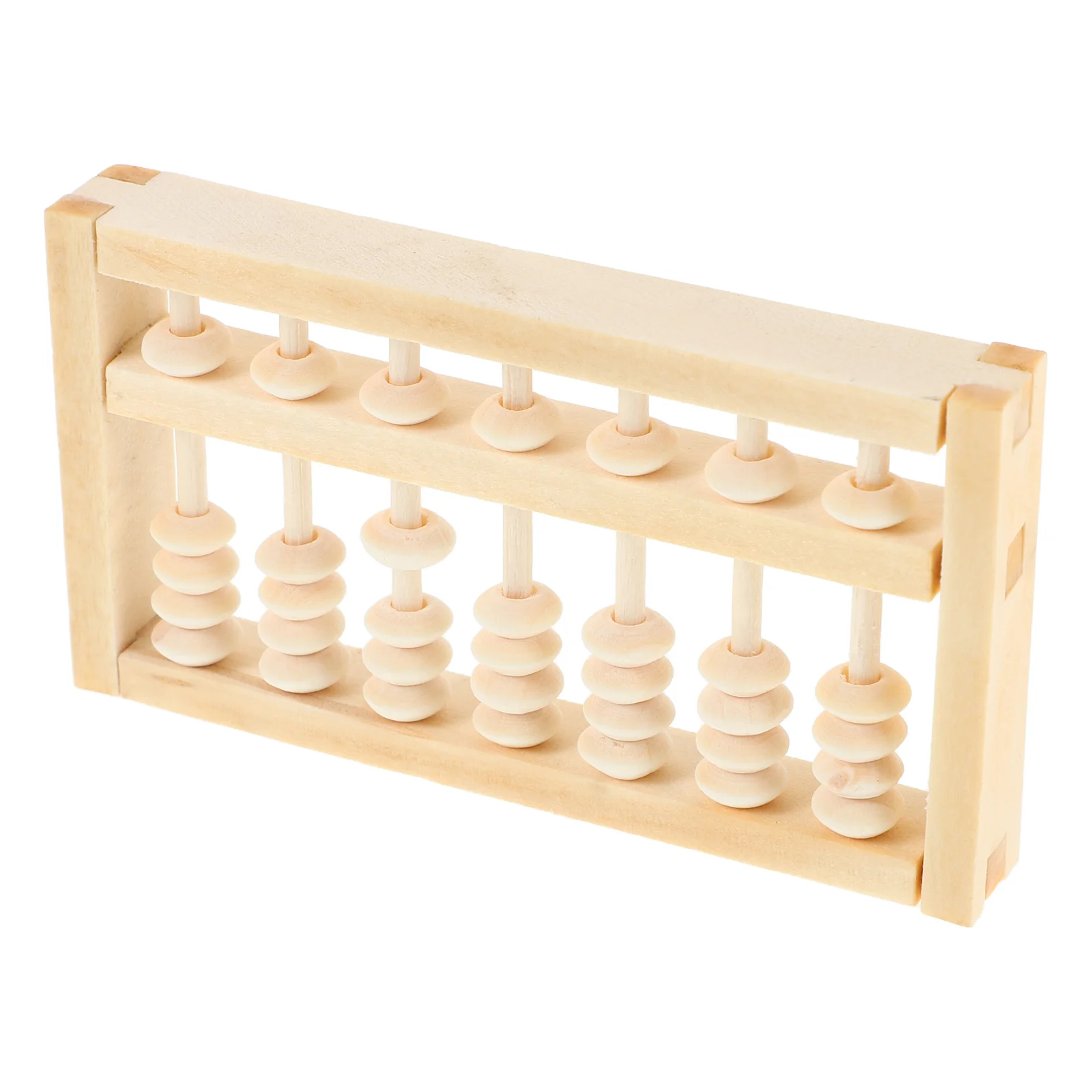 Houten telraam Mini Retro Foto Props Verjaardagsstand Kinderen Wiskunde Speelgoed Rekenkundige Tool Soroban Kralen Japanse Student Leren