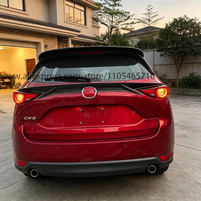For Mazda CX-5 2017-2026 OEM Sport Style Rear Roof Spoiler Factory Look Rear Wind Stabilizer Mod Accessories view 5