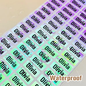 ملصق اسم مخصص مقاوم للماء ، ملصقات ملصقات القرطاسية ، تخصيص ملصق الاسم الأول للأطفال ، علامة القرطاسية المدرسية ، 200 قطعة أعلى 6 مبيعات ملصق جيتار مخصص - No5