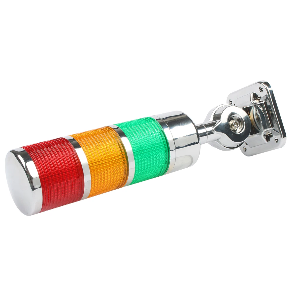 3層産業用警告灯,6層LEDライト,24v,12v,ac220v,110v,安定化,フラッシュ,180スタックライト