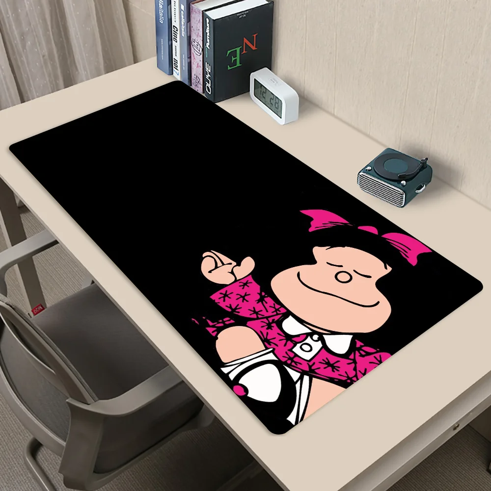 Mafalda Girl Mousepad Mousepad New Arrivals Large Gaming Mousepad L XL XXL Gamer Mouse Pad Size For Keyboards Mat