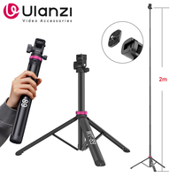 Ulanzi MT-89 Extendable Light Stand 2M Portable Adjustable Aluminum Tripod With 1/4\