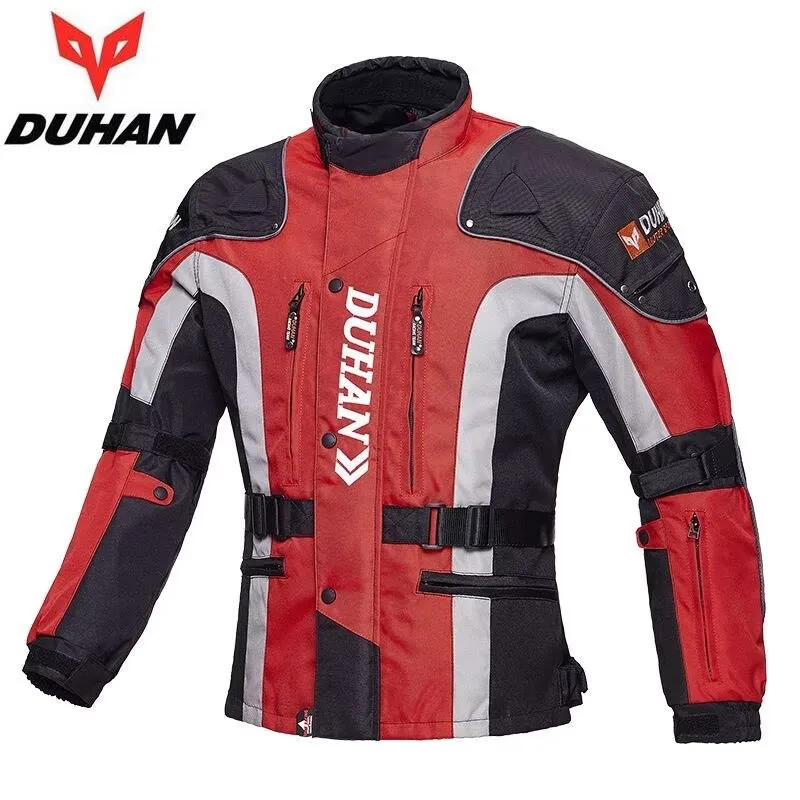 

DUHAN Motorcycle Jacket Motocross Summer Jaqueta Moto Jacket Protective Chaqueta Moto Waterproof Men's Jacket Motocross Suit