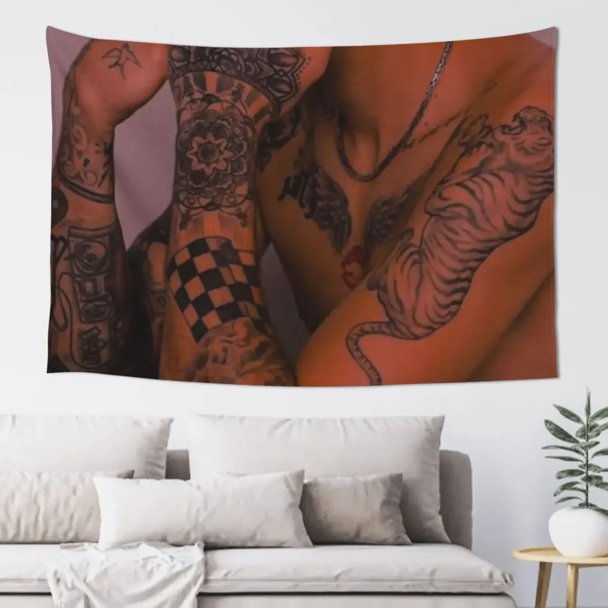 

Zayn Malik tattoos Tapestry Hanging Wall Carpet On The Wall Room Decor Cute Wallpapers Home Decor Tapestry