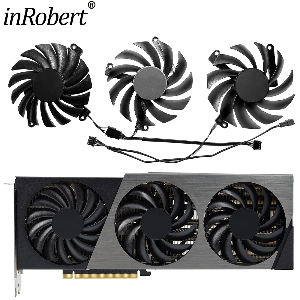 For INNO3D GeForce RTX 4070 Ti 4070 X3 OC Video Card Fan 85MM CF-12910S CF-12915S RTX4070Ti RTX4070 Graphics Card Cooling Fan