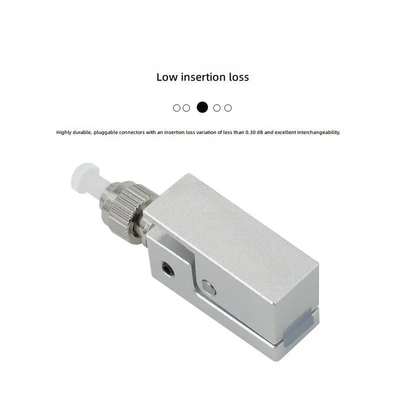 for  FC Square Bare Fiber Adapter Flange Temporary Connection OTDR Test Coupler with Optional Inner Diameter SC