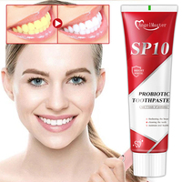 1/2/3Pcs SP10 Probiotic Whitening Stain Removal Toothpaste Freshens Breath Improves Yellow Teeth Probiotic Toothpaste Fresh Care