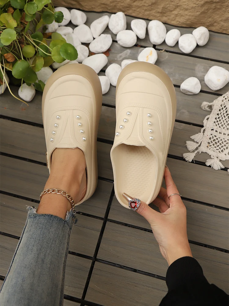 

shoes woman 2025 cheap shoes clearance free shipping Wearing outside Platform slippers fashion on-slip sandal breathable SANDALS