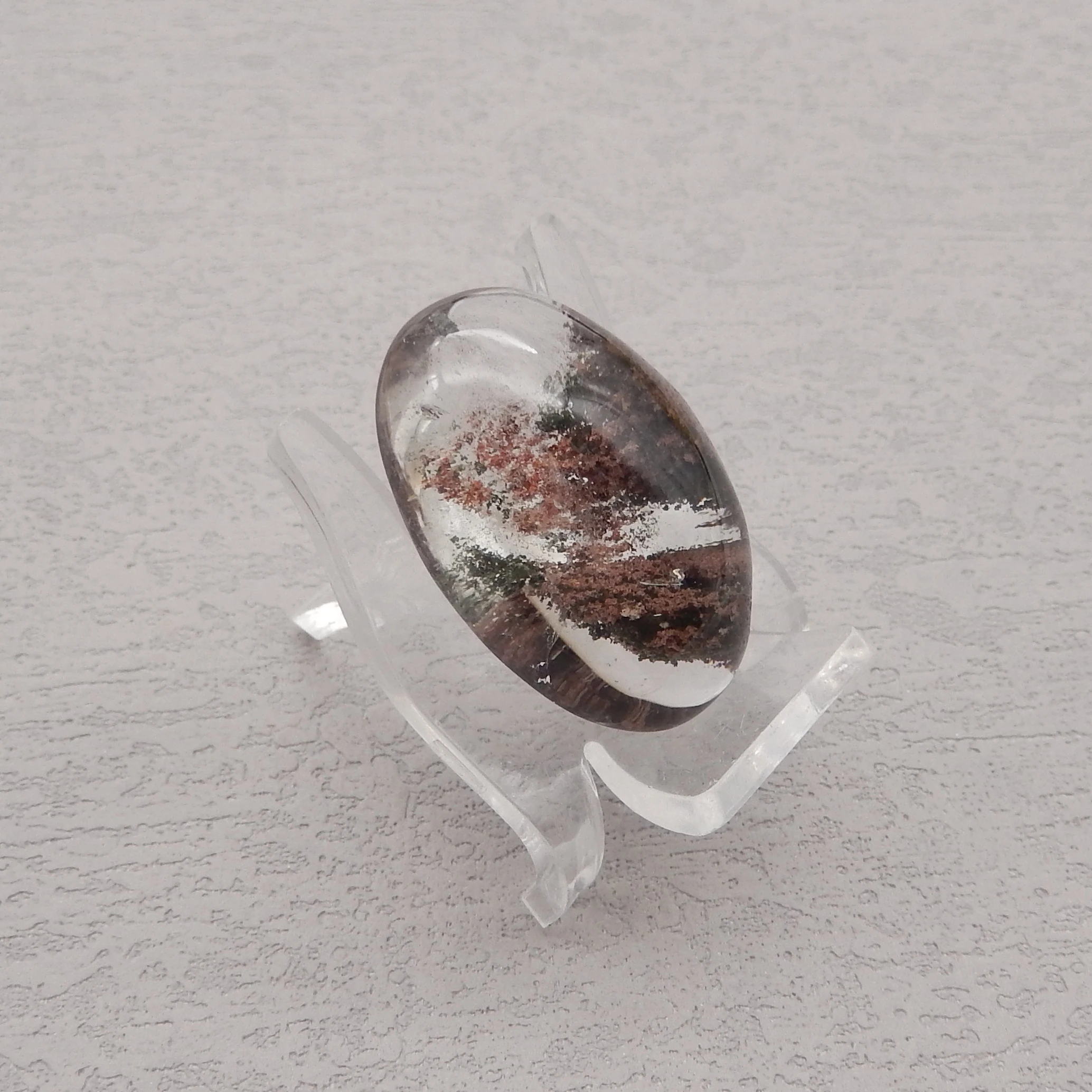Natural Stone Green Amethyst Oval Cabochon,Fashion Water Drop Cabochon For Pendant Making Free Drilling 33x21x11mm 9g