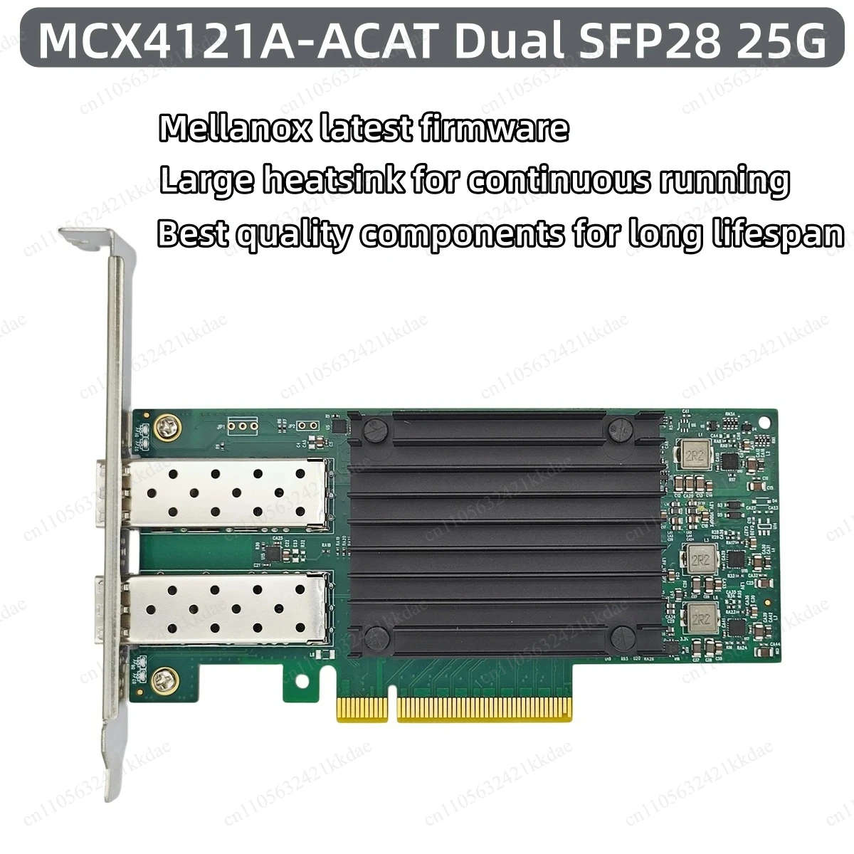 NEW OEM for Mellanox MCX4121A-ACAT ConnectX-4 Lx EN network interface card, 25GbE dual-port SFP28, PCIe3.0 x8 - view 2