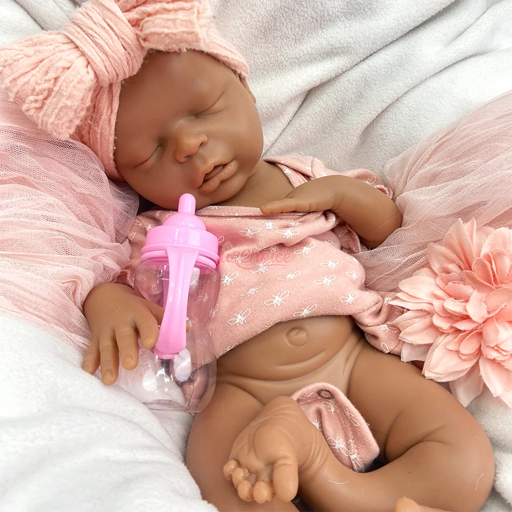 18 pouces en silicone doux renaissant bébé fille peut utiliser des sucettes vivantes imperméable Artiste Prop parfait pour l'art de maquillage et la sculpture