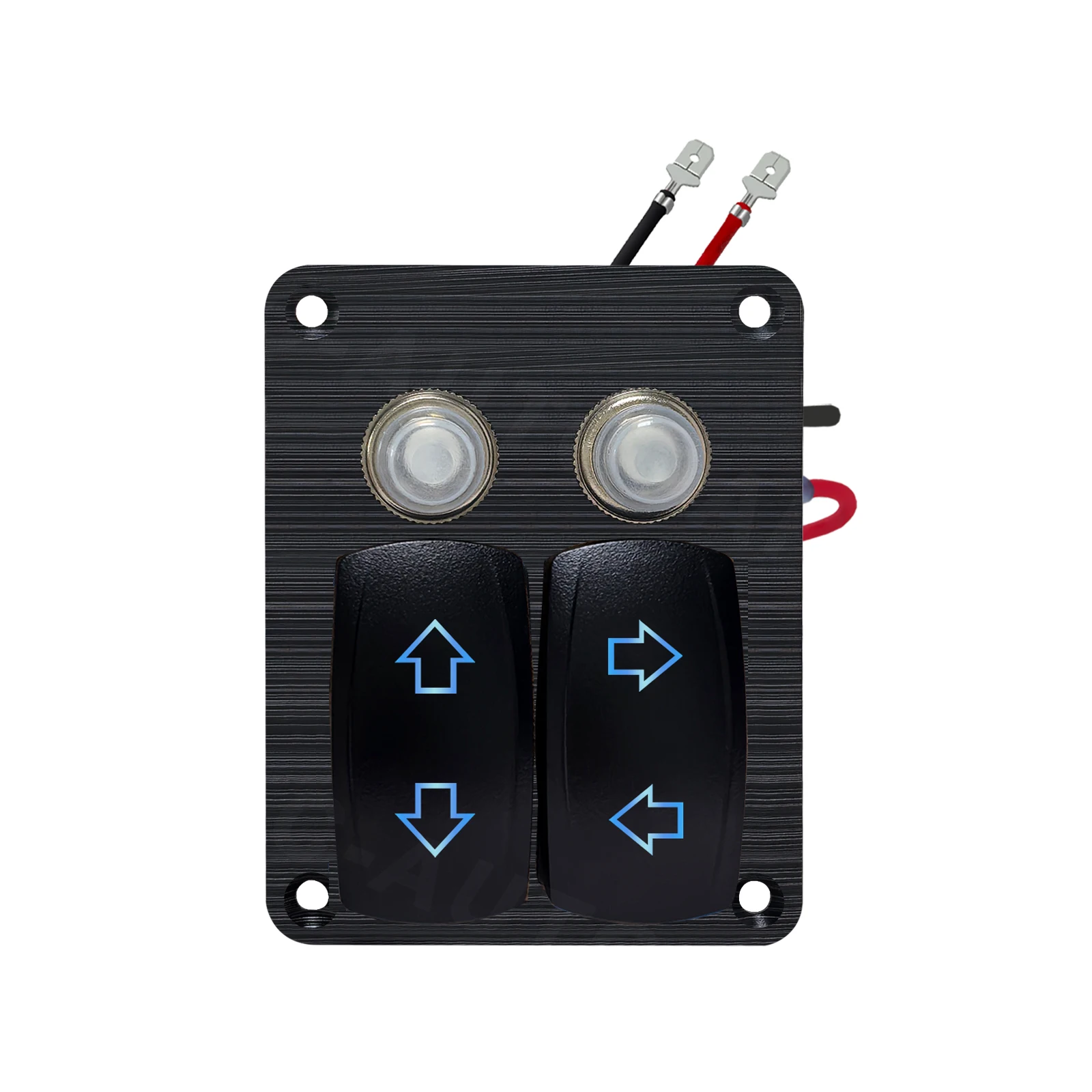 DPDT Momentary Rocker Switch 12V/24V Arrows Polarity Reverse Switch for Winch Linear Actuator Car Boat Truck 4x4 RV Jack Hoist