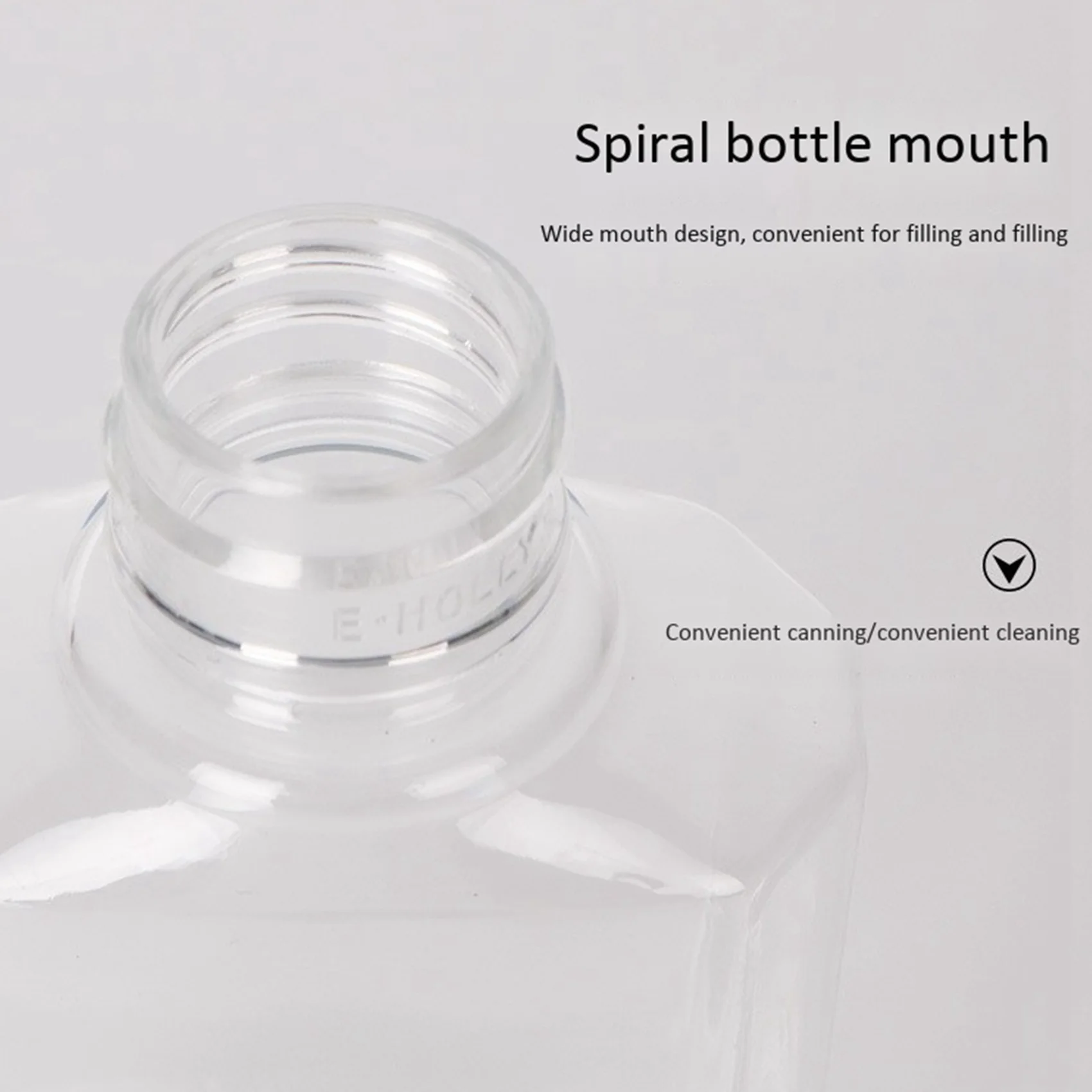 【Must-Haves】120 шт., 2 унции, 60 мл, прозрачный многоразовый контейнер для пластиковых дорожных бутылок с откидной крышкой из ПЭТ