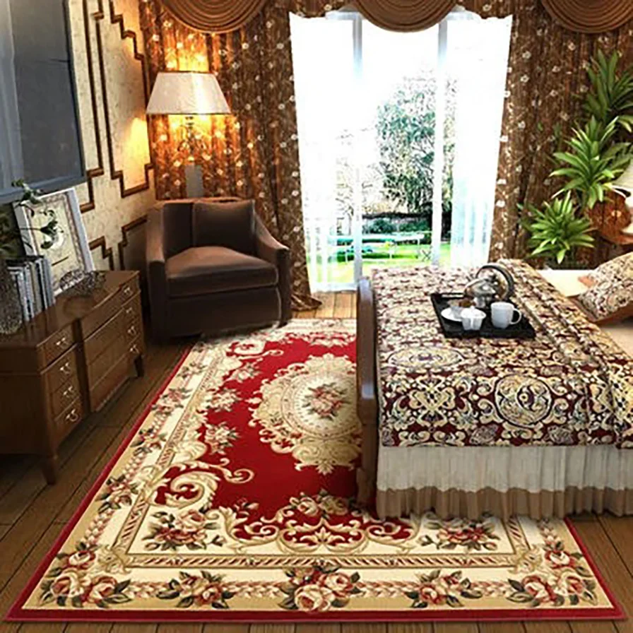 

Living Room Carpet Coffee Table Sofa European Simple Bedroom Bedside Modern Hand Carved Woven Thickening Europe And The United S