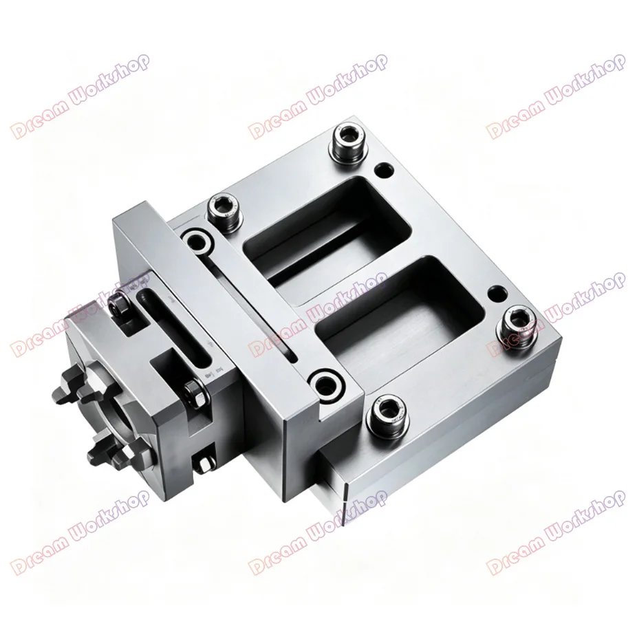 Three-Way Adjustable Fixed/V-Shaped/Adjustable Precision Positioning Fixture for 3-Axis Wire Cutting
