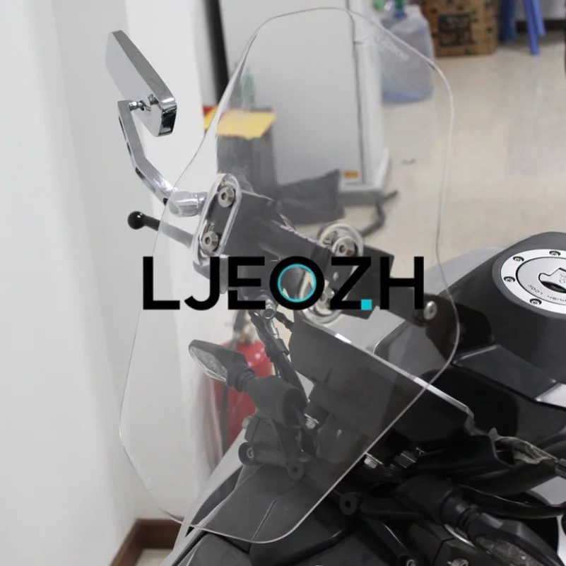 Moto Electric Vehicle High-end Modification Thickened Aluminum Alloy Bracket Front Windshield Windshield Baby Polar Core