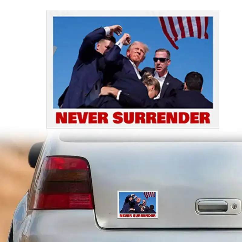 สติกเกอร์2024 10ชิ้นสติกเกอร์กระบอกน้ำไม่เคยยอมแพ้สติกเกอร์ตกแต่งลอบสังหารกันน้ำสำหรับกระบอกน้ำ S