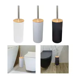 4 Bottle Liquor Dispenser Toilet Cleaner Brush Deep Cleaning Bathroom Gadgets Wall mounted Stand Drinks Dispenser Set