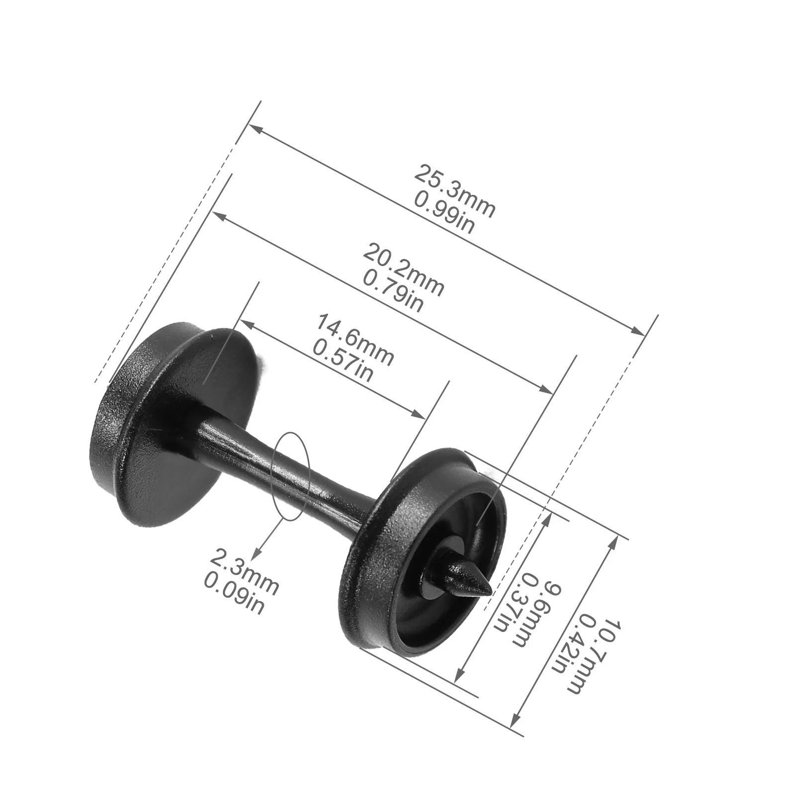 Evemodel 24pcs Plastic 36\