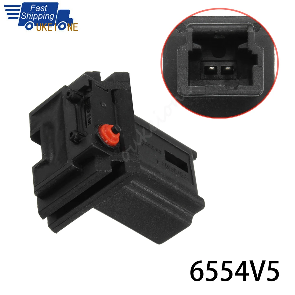 6554V5 For Peugeot 206 207 307 308 5008 Citroen C3 C4 Xsara Berlingo Trunk Lock Tailgate Release Switch Rear Door Handle Button