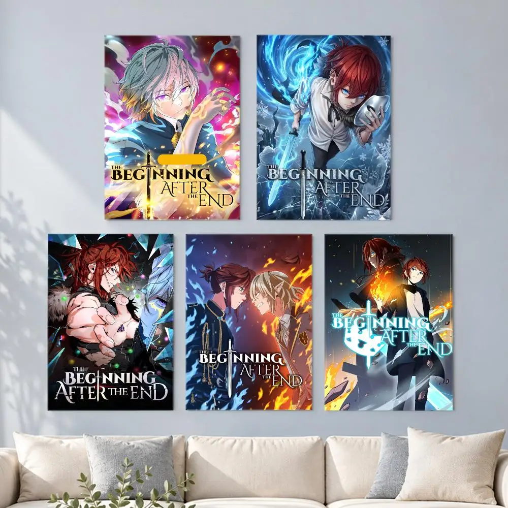 comic The Beginning After the End Poster HD Poster Printing Self Adhesive Poster for Living Room Bedrooms Home Decor Gift
