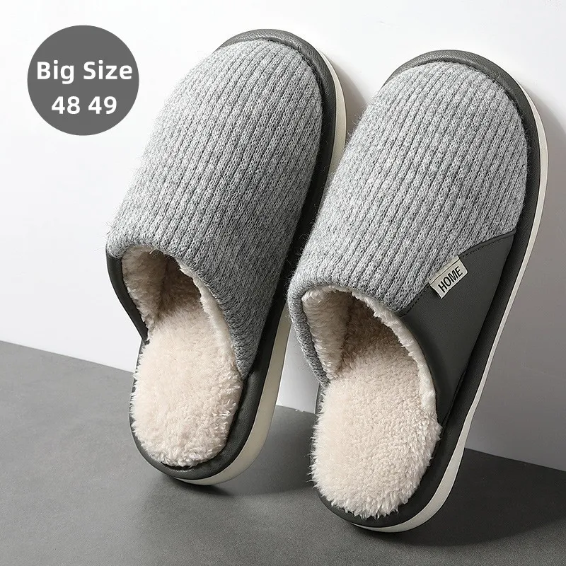 

New Women Men's Winter Slippers Home Slipper Furry Slides Casual Comfortable Plush Flats Couples Indoor Soft Warm Cotton Shoes
