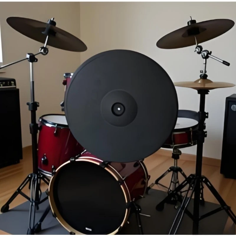 9 13 15 Inch 3 Zone Electronic Drum Ride Cymbal Silent Drum Pad with Choke Accessory