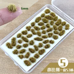 Miniature Grass Cluster Model Diy Plant Materials HO Railway/Building Garden Landscape Layout Diorama Kits 120Pcs/53Pcs
