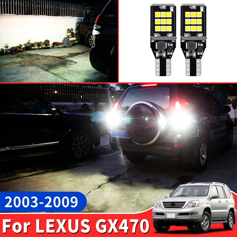 

2003-2009 For Lexus GX470 GX 470 Reversing Lamp Modified Super Bright LED Taillight Auxiliary Bulb Accessories