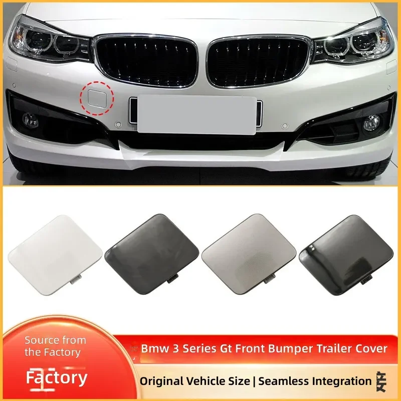 For BMW 3 Series GT F34 Front Bumper Tow Hook Cover Trailer Eye Cap Plug 51117371845