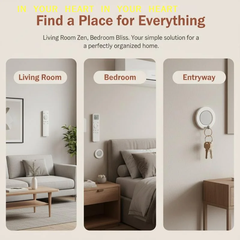 【X】Remote Control Magnetic Tape TV Air Conditioning Remote Strong Magnetic Hook