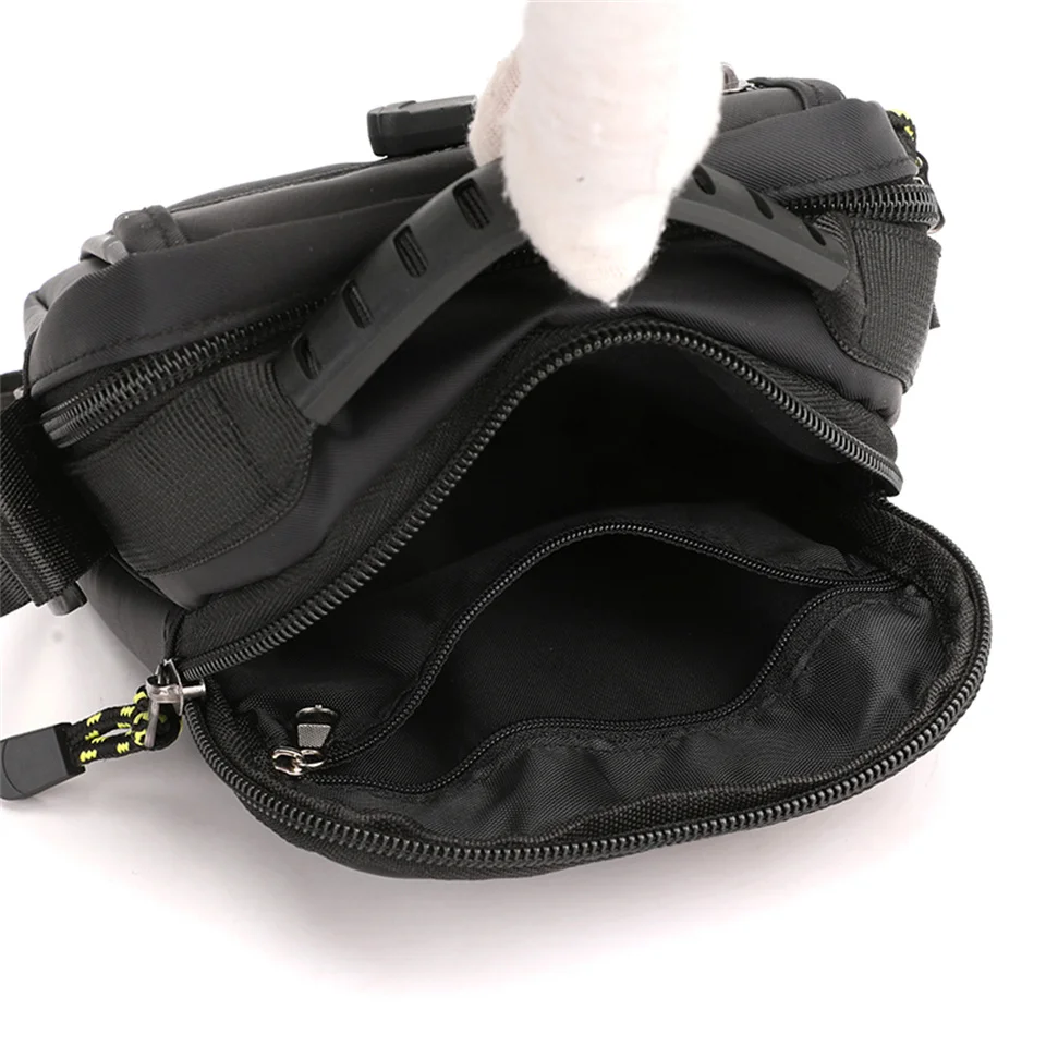 Bolso cruzado de nailon para hombre, bandolera de hombro, impermeable, para ocio