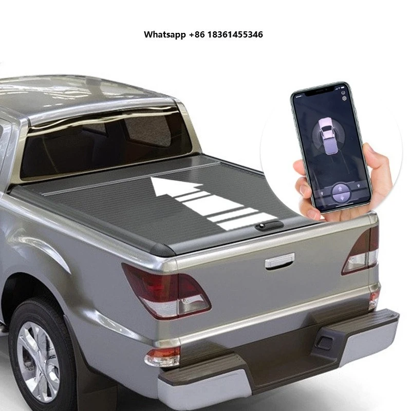 

For Top Quality Pickup Truck Accessories Aluminum Electric Roller Lid Shutter Trunk Bed Cover Tonneau Cover