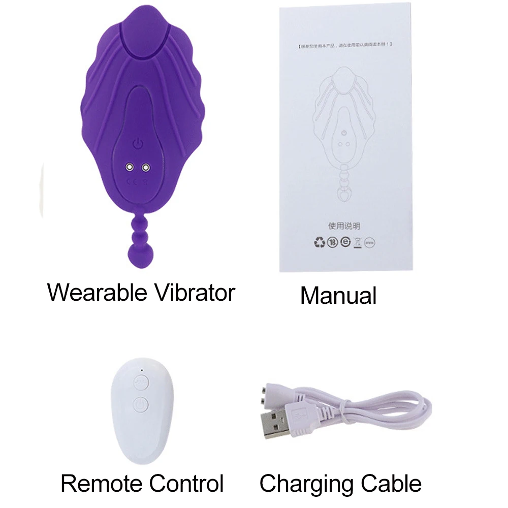 Onzichtbare Vagina Massager Wearable Panty Vibrator Clitoris Stimulatie Speeltjes voor Vrouwen G Spot Volwassen Producten