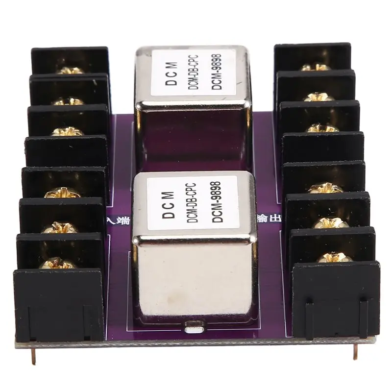 ABMH-Balanced And Unbalanced Conversion Audio Isolator DCM-9898 Permalloy Audio Isolation Transformer 600:600 20Hz-20Khz