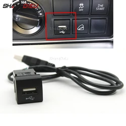 Car USB Input Adapter Audio Radio u-disk flash Socket Interface Cable For Toyota Camry Corolla Rav4 Land Cruiser Prado 2018-2020