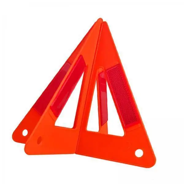 Reflective Foldable Warning Triangle Emergency Car Triangle Roadside Safety Sign for Vehicle Breakdown and Night Visibility