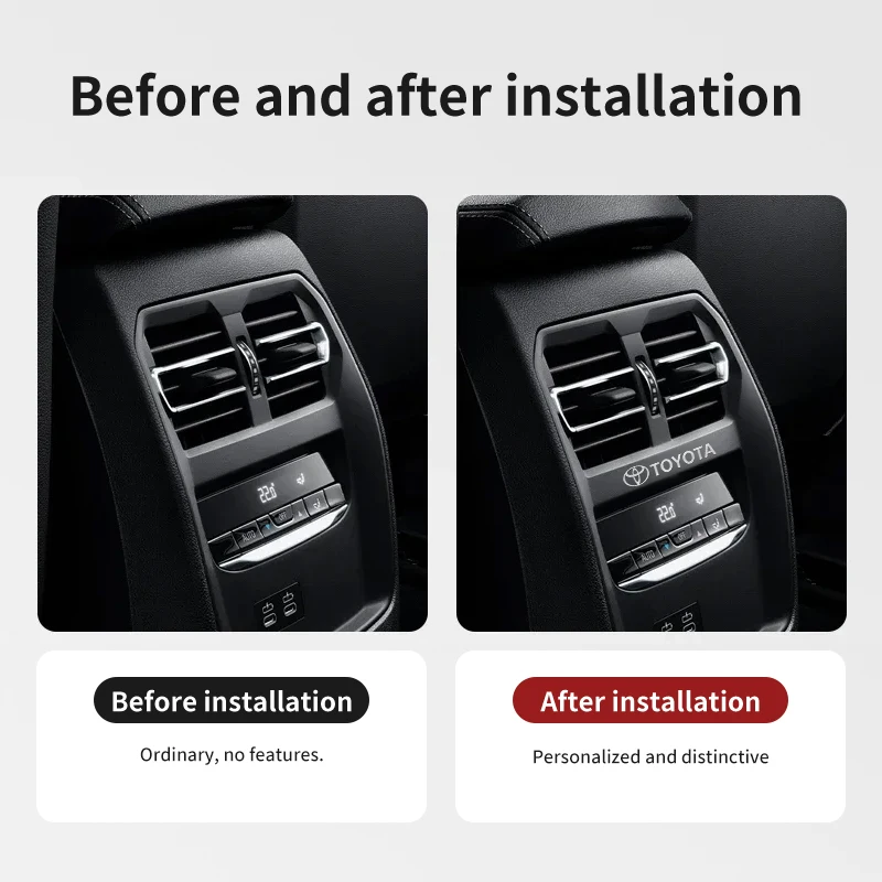 ملصقات السيارات المعدنية ملصقات مقاومة للأوساخ شعار معدني نافذة السيارة ممسحة ملصقات لتويوتا كراون كورولا يارس C-HR هايلكس Rav4 #6