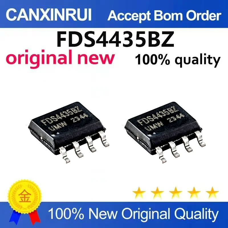 （5pcs-10pcs）Brand new original FDS4435BZ silk screen 4435BZ SOP-8 P-channel MOSFET