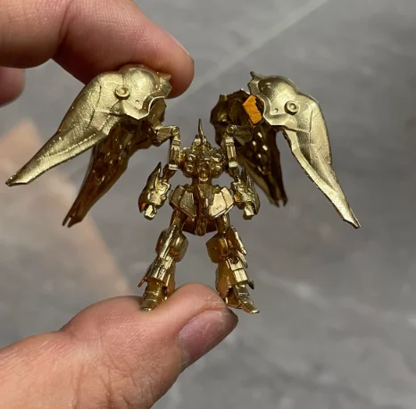

Pure Copper Ornaments 1/700 Scale Miniature Gundam Model Full Metal Model