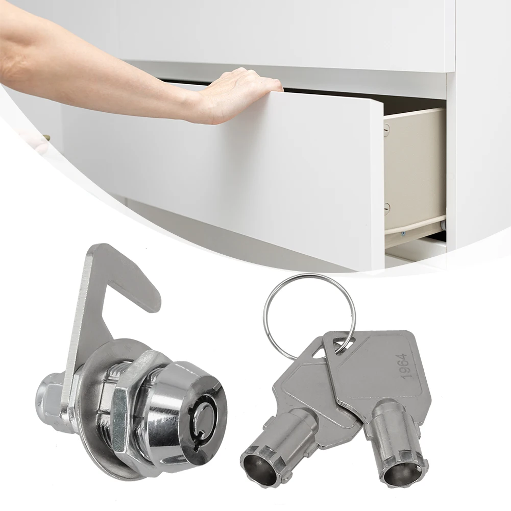 Furniture Locks Cam Locks Box Hook for Lock Replacement for tubular Camlock Hook Cam Lock Mailbox 90 Degree Door Drawer
