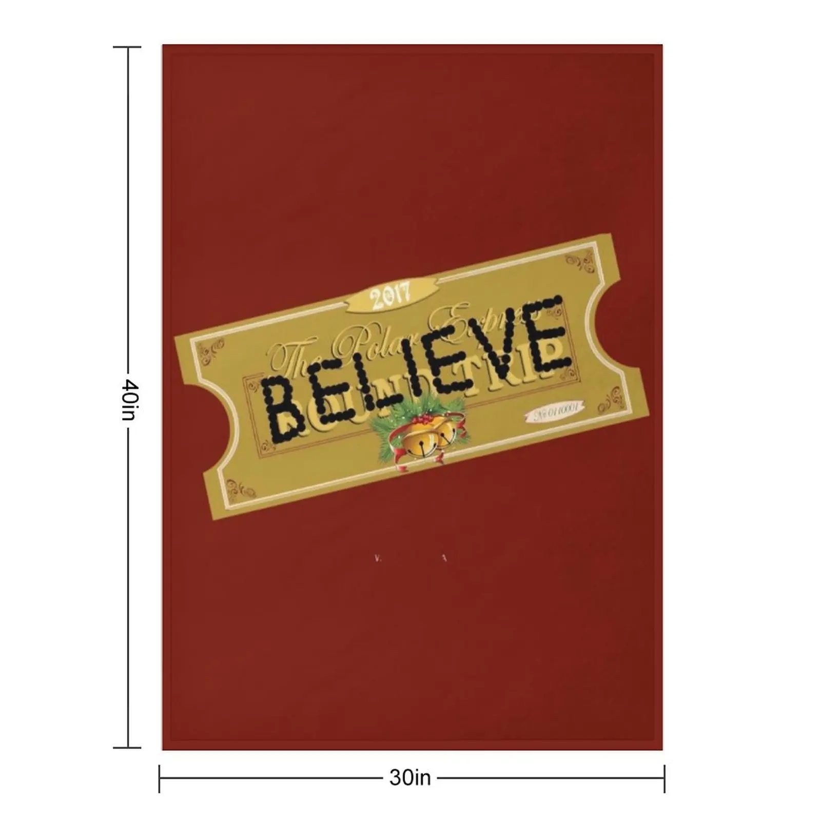 بطانية رمي بلييف بولار إكسبريس سانتا تيتيت للأريكة للأطفال بطانيات قماش الفانيلا الناعمة