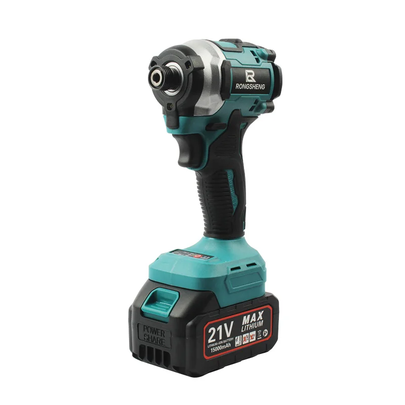 

21VBrushless Cordless Electric Effects Driver Impact Wrench Battery Screwdriver Brushless Electric Compatible with Makita socket