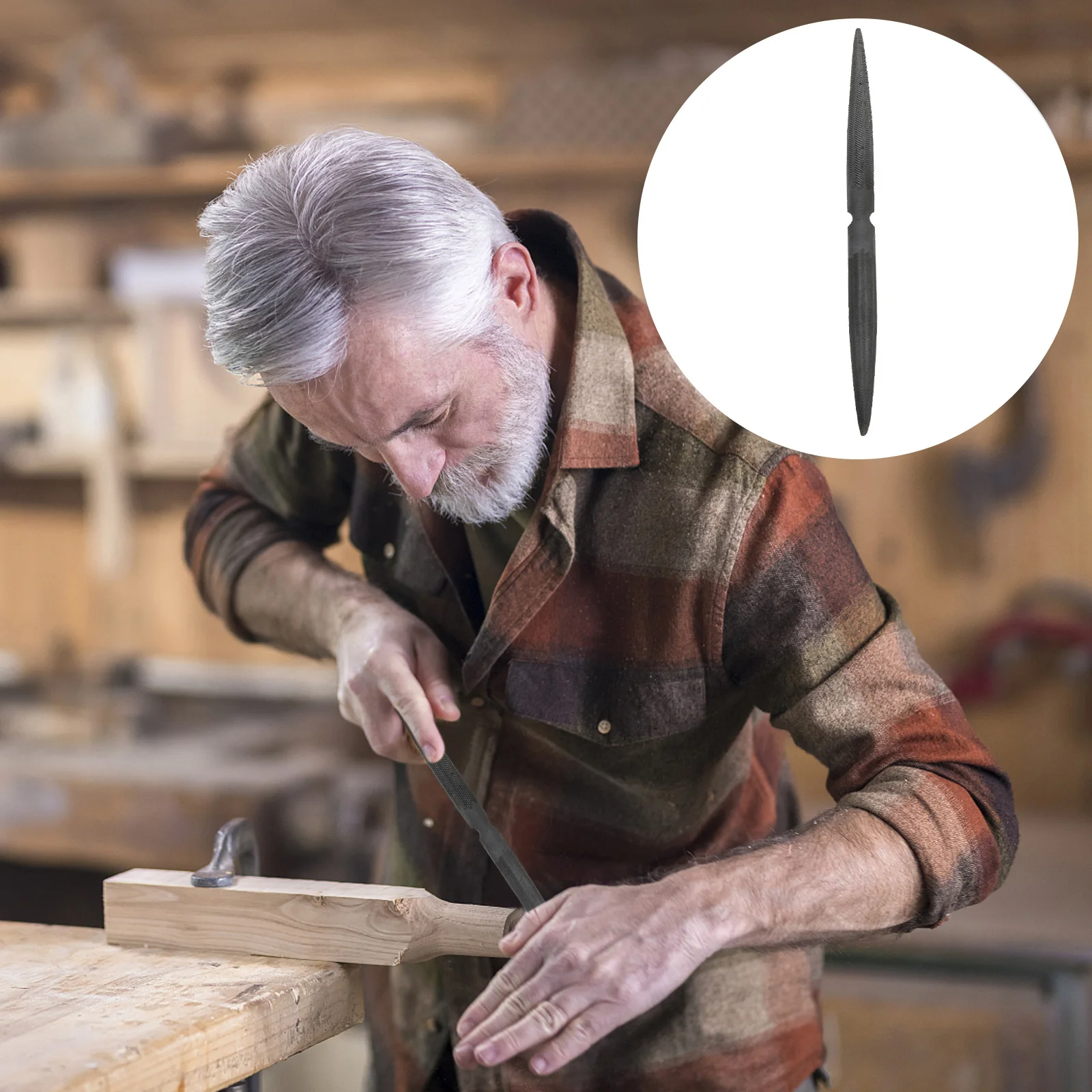 

Double Ended Wax File Stainless Steel Half Round Filing Tool For Jewelry Carving Wood Resin Polishing Carving Wax File