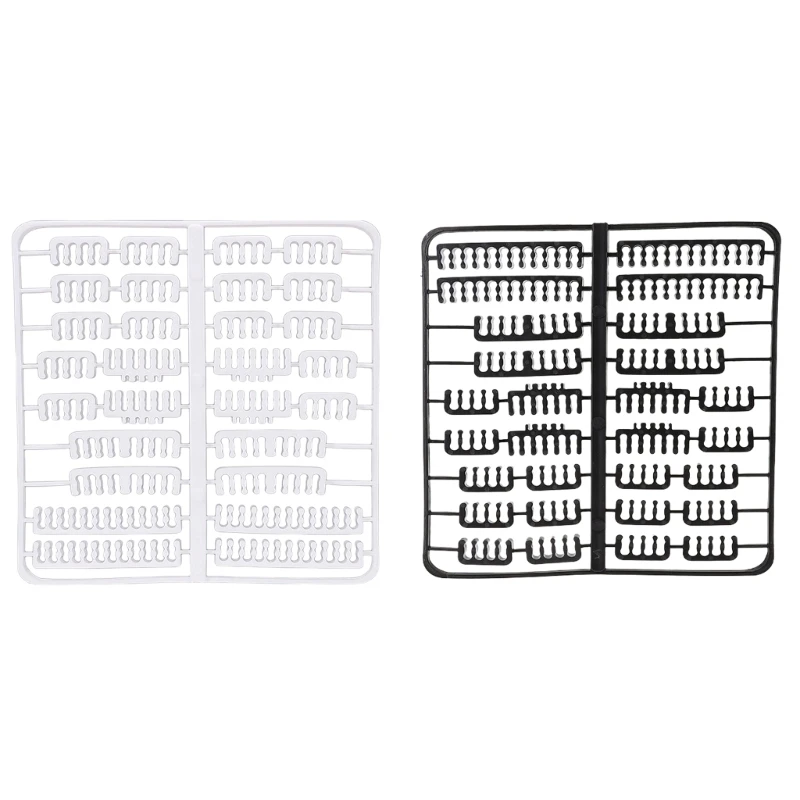 HX6A Desktop Power Wire Guide 28PCS ABS Board for PC Cable Spacing