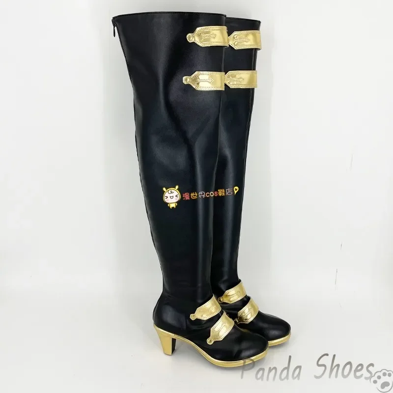 Nu Carnival Edmond Cosplay Schuhe Anime Spiel Cos Schwarze Stiefel Nu Karneval Edmond Cosplay Kostüm Prop Schuhe für Halloween Party