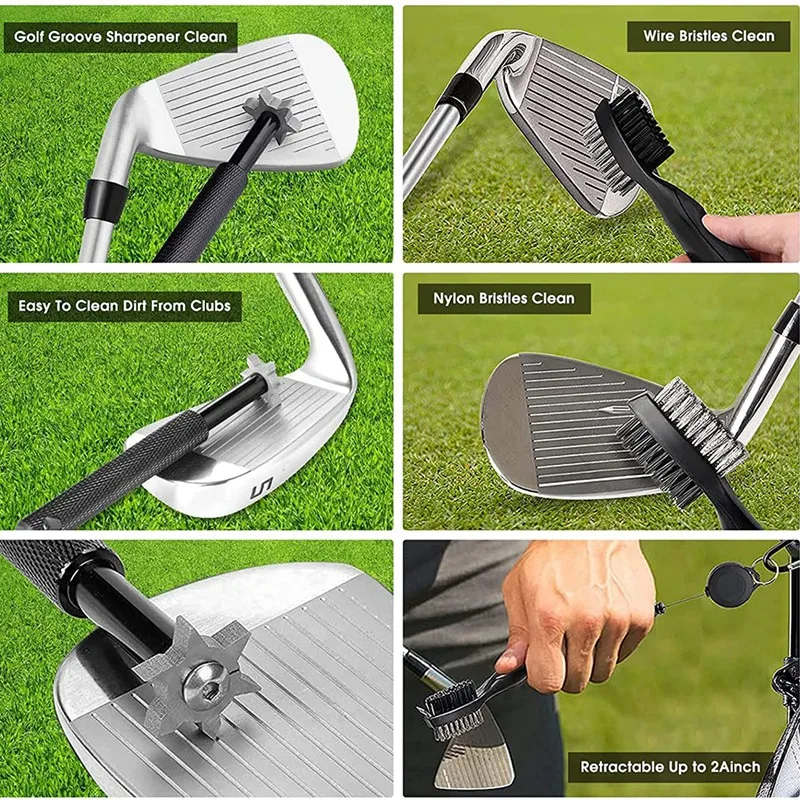 Golf Club Cleaner,Golf Towel,Golf Club Brush,Golf Club Groove Sharpener,Golf Ball Marker,Golf Score Stroke Counter