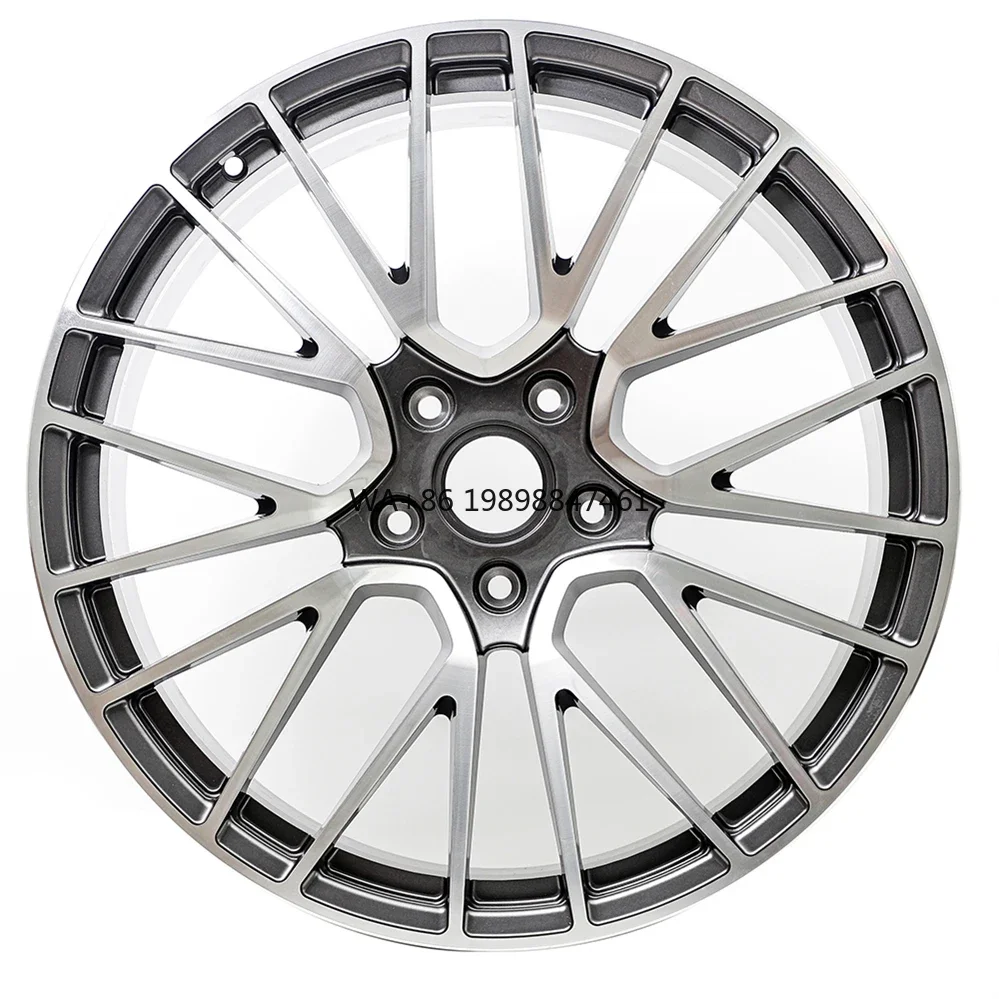 

19 Inch Porsche Spyder Forged Aluminium Alloy Wheels for Cayenne Turbo S Audi Toyota-Gold Finish New Condition 5x120 5x114.3 PCD